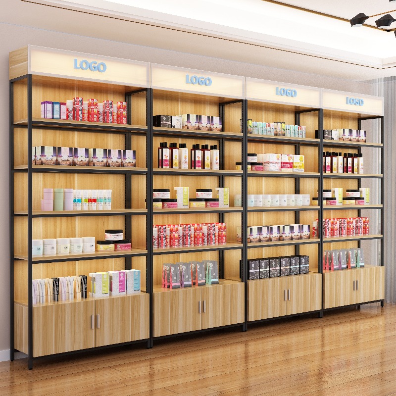 Phone Accessories Cabinet - Adjustable Display Cabinet Cosmetics Shelf Product