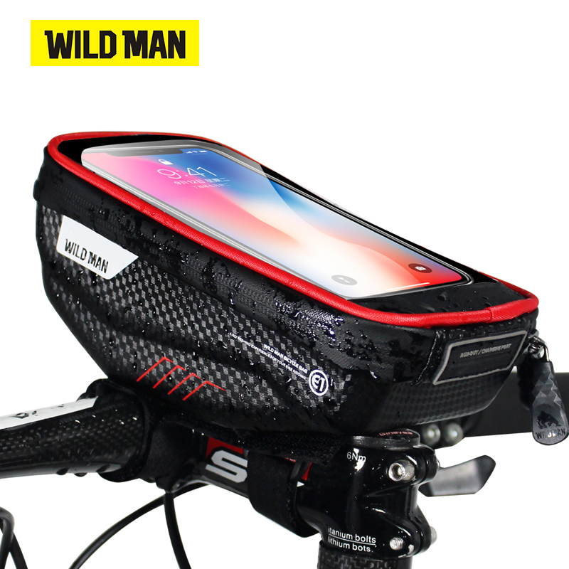 Youtube Phone Accessories - WILD MAN Bicycle Bag 6.0 Inch