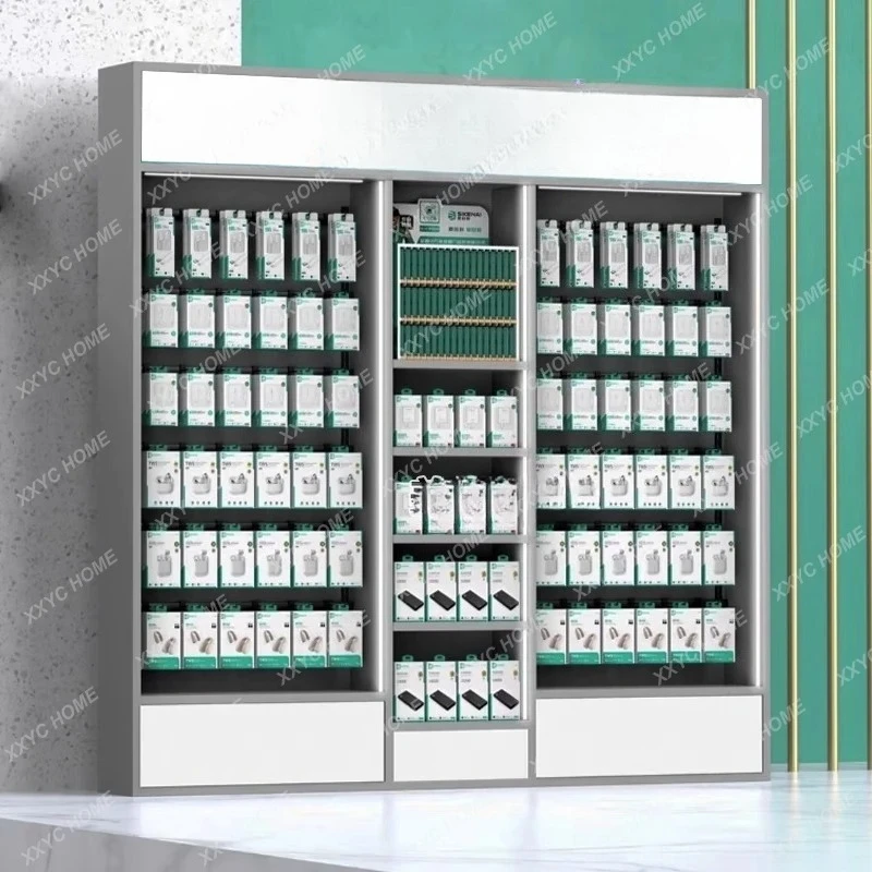 Phone Accessories Cabinet - A Mobile phone accessories cabinet display