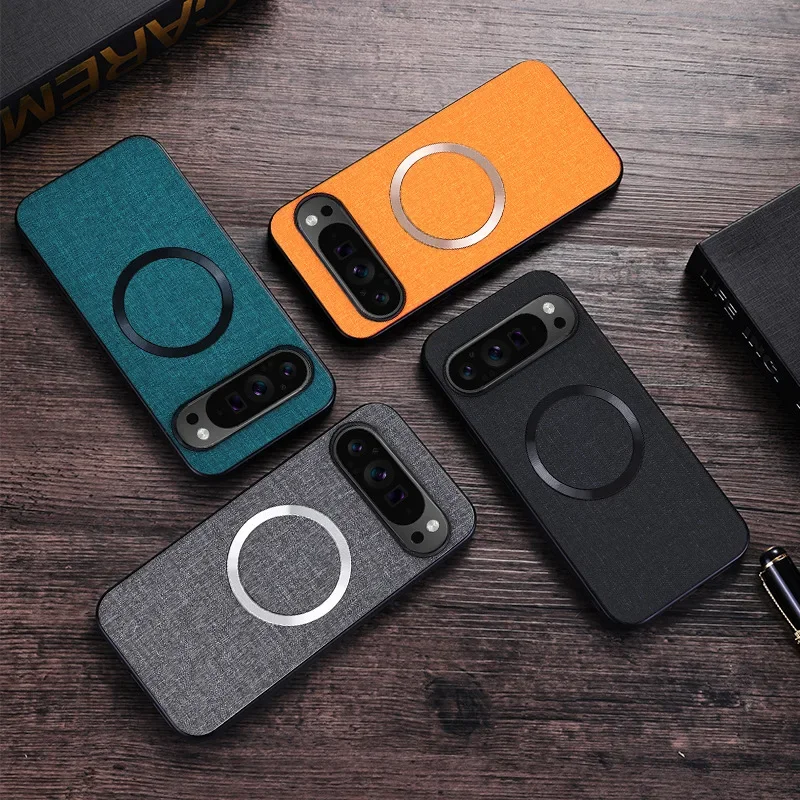 Magsafe Wireless Charger - Premium Magnetic Fabric Phone Case for