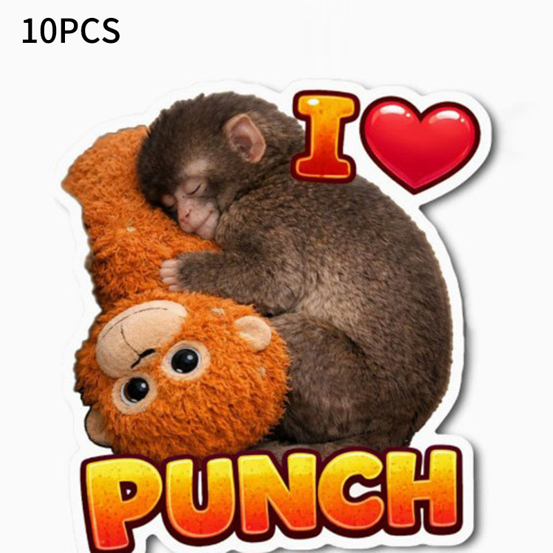 Phone Accessories Baby - Protect Punch The Monkey Stickers Cute