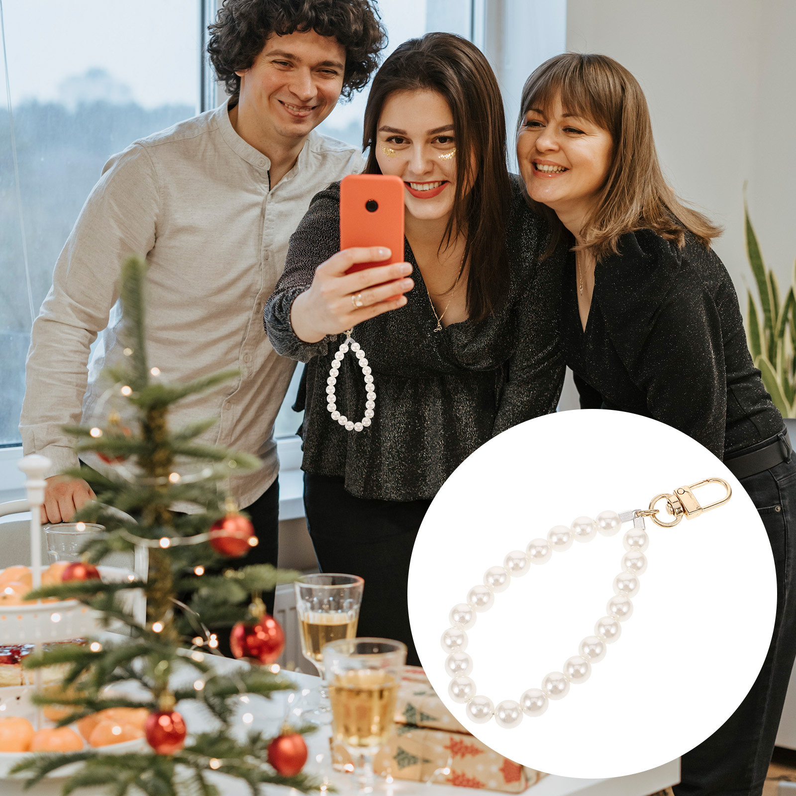 Phone Accessories Usa - Phone Hanging Ornament Pearl Beads Cute