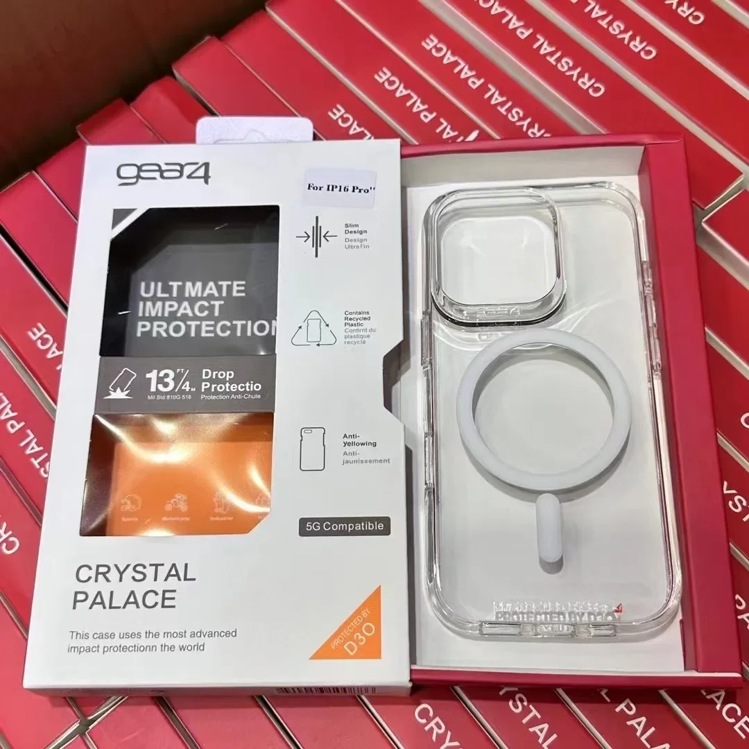 Magsafe Wireless Charger - Gear4 Clear Armor Shockproof for Magsafe