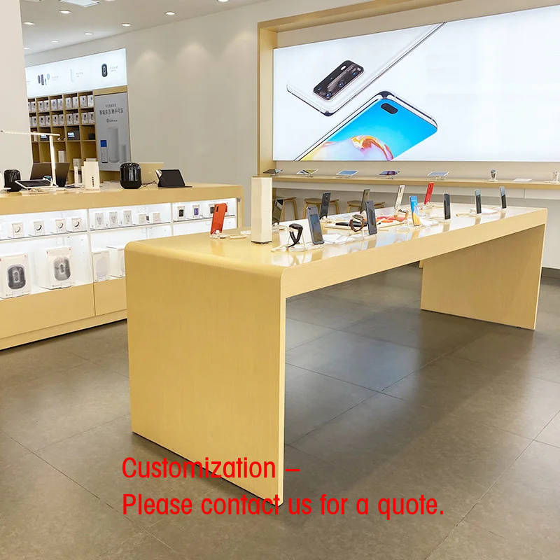 Phone Accessories Cabinet - custom.Custom Mobile Phone Experience Desk Display