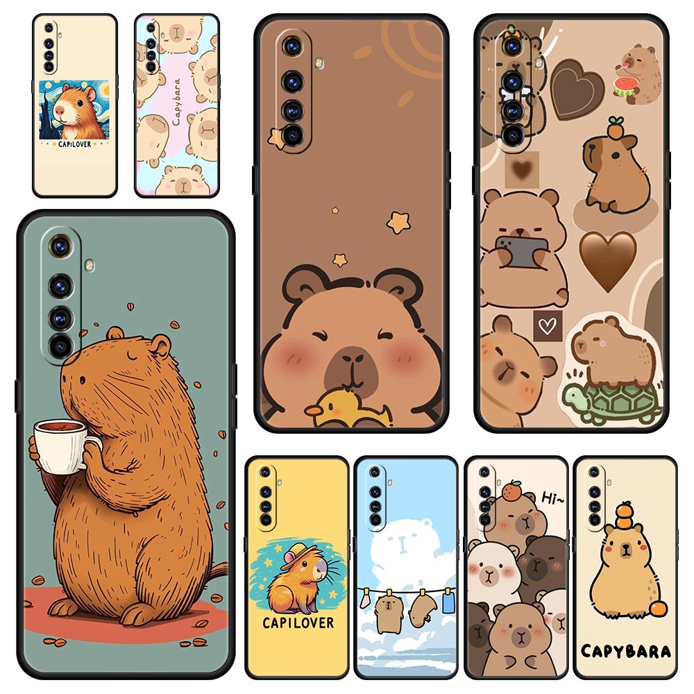 Realme Gt 6 - Anime Capybara Porpoise Phone Case For