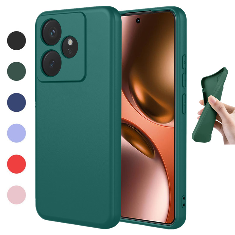 Realme Gt 6 - Liquid Silicone Flexible Case For Realme