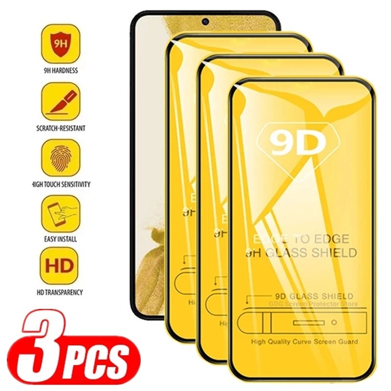 Realme Gt 6 - 3Pcs 9D Full Cover Screen Protectors