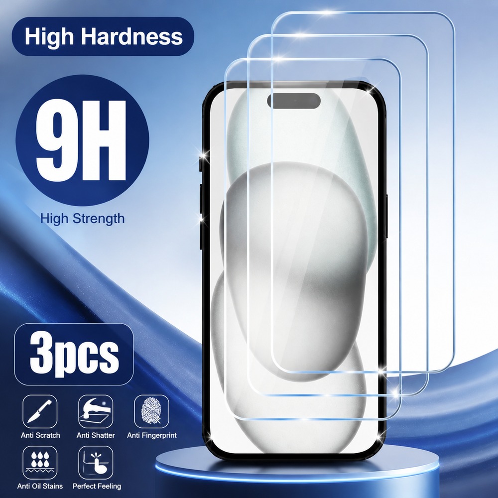 Realme Gt 6 - 3PCS Tempered Glass For Realme GT