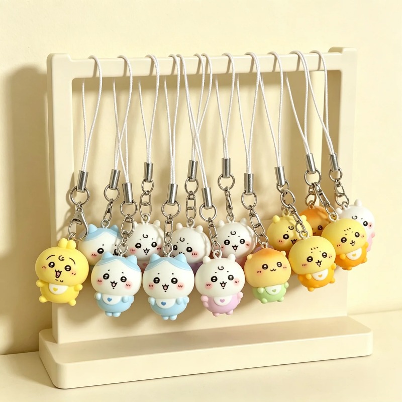 Phone Accessories Baby - Chiikawa Hachiware Momonga Resin Keychain Phone