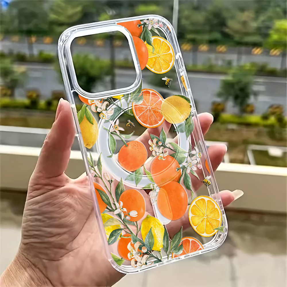 Magsafe Wireless Charger - Summer Lemon Phone Case for iPhone