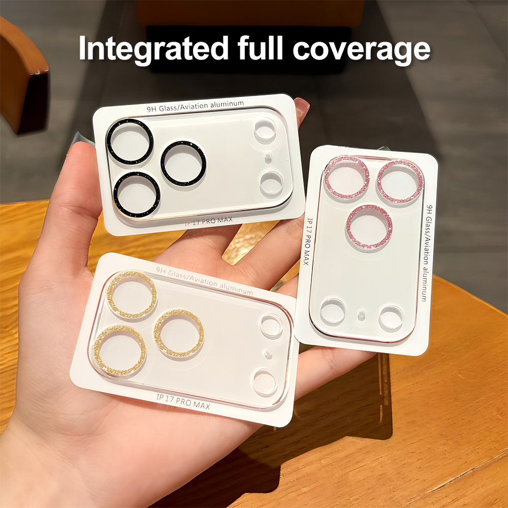 Quality Phone Accessories - Glitter Camera Lens Protector for iPhone
