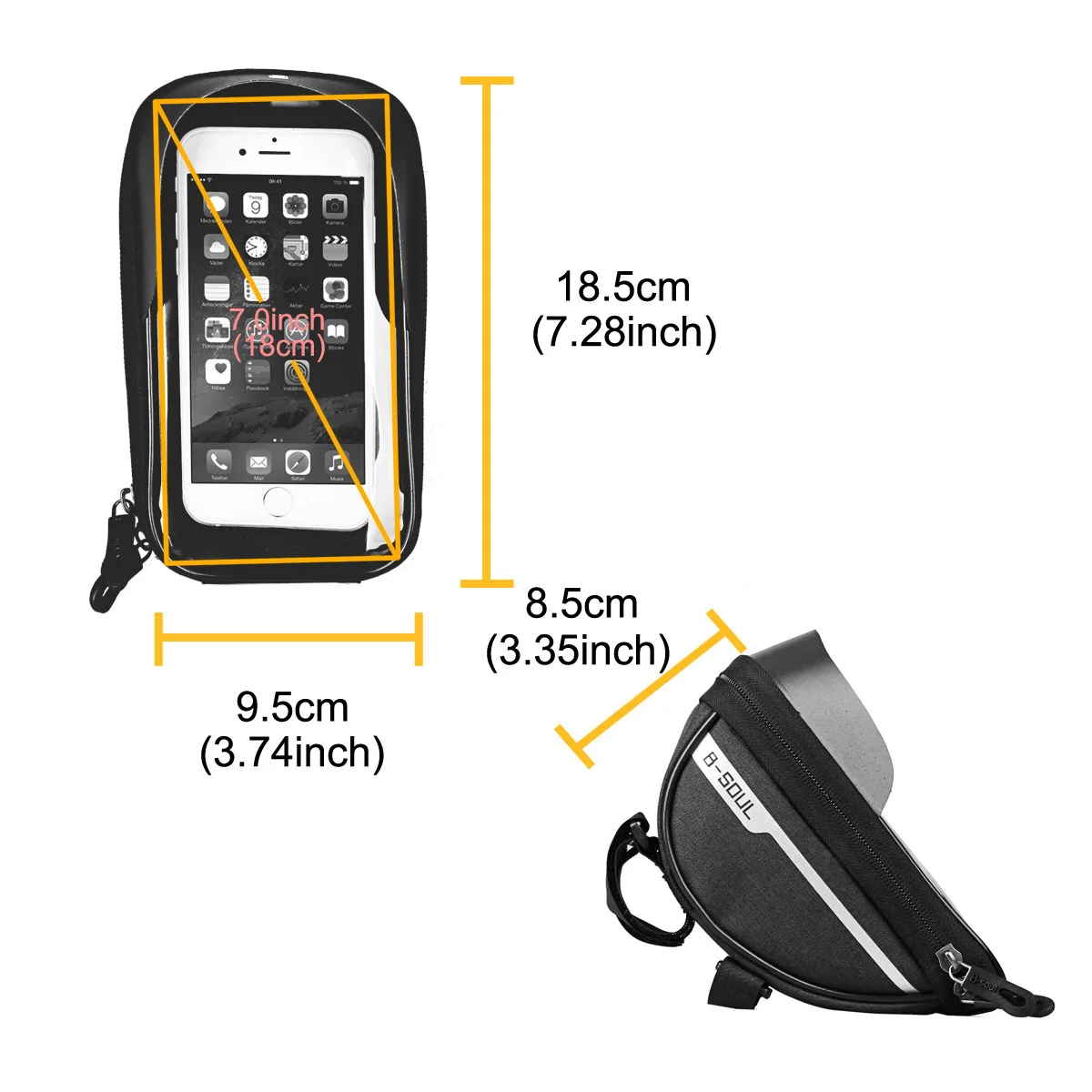 Bicycle Frame Front Top Tube B - Youtube Phone Accessories 评论和价格