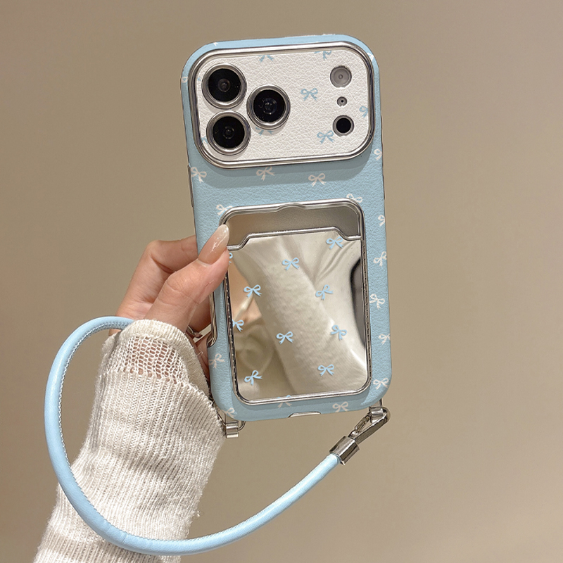 Cute Bow Mirror Card Holder Ph - Quirky Phone Accessories 评论和价格