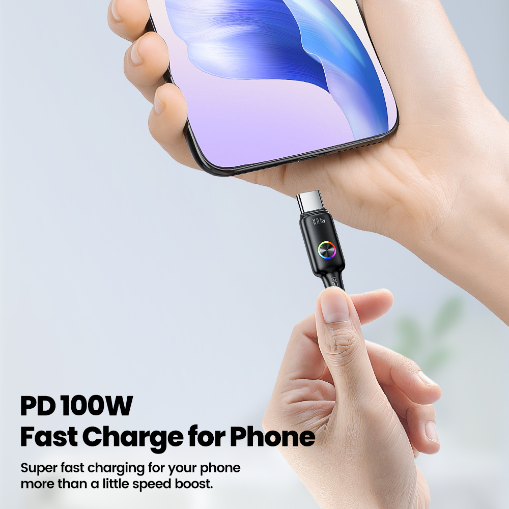 Toocki PD 100W USB C To USB C  - Fast Charging Cable 评论和价格