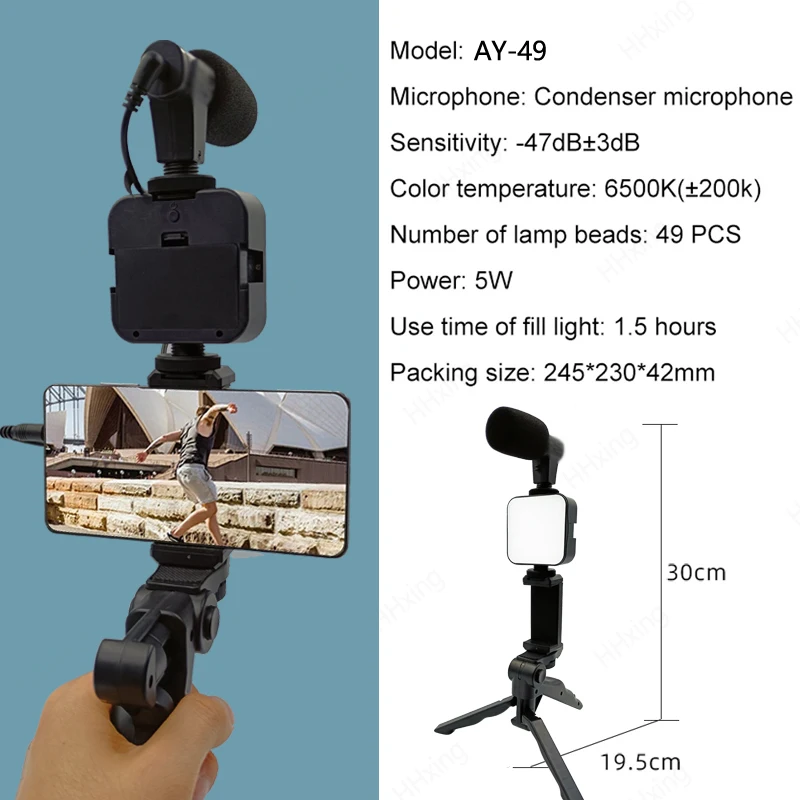 Smartphone Vlogging Kit With T - Youtube Phone Accessories 评论和价格