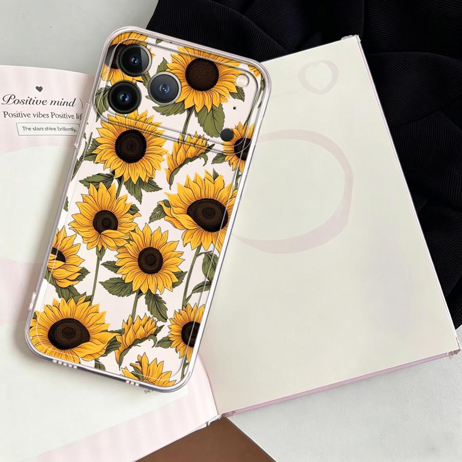 Cute Sunflower Pattern Case fo - Phone Accessories Iphone 评论和价格