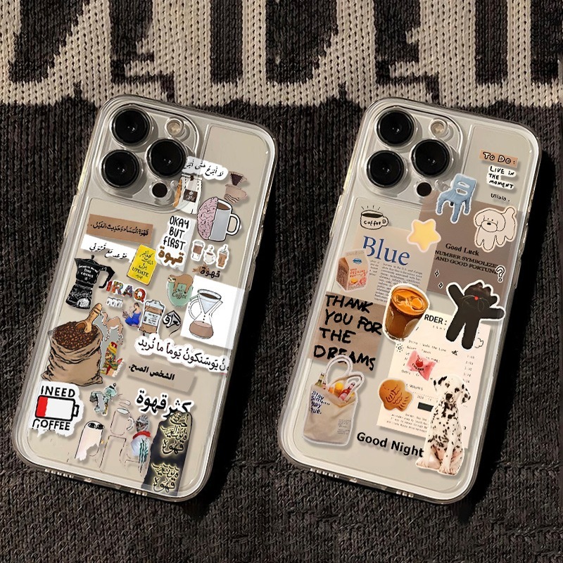 I Love Coffee Pattern Phone Ca - Phone Accessories Iphone 评论和价格