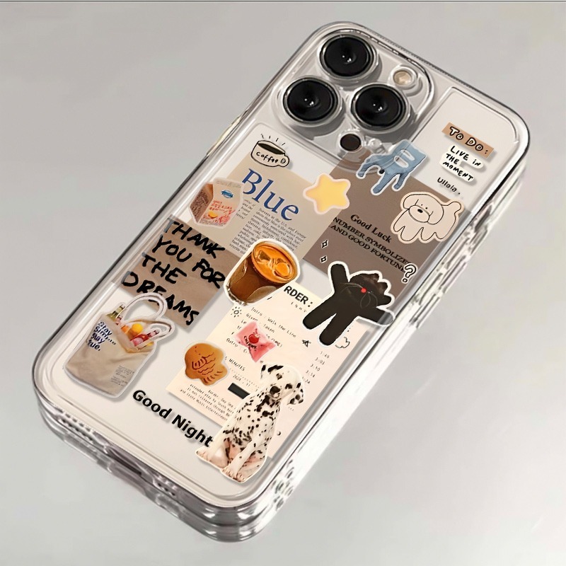 I Love Coffee Pattern Phone Ca - Phone Accessories Iphone 评论和价格