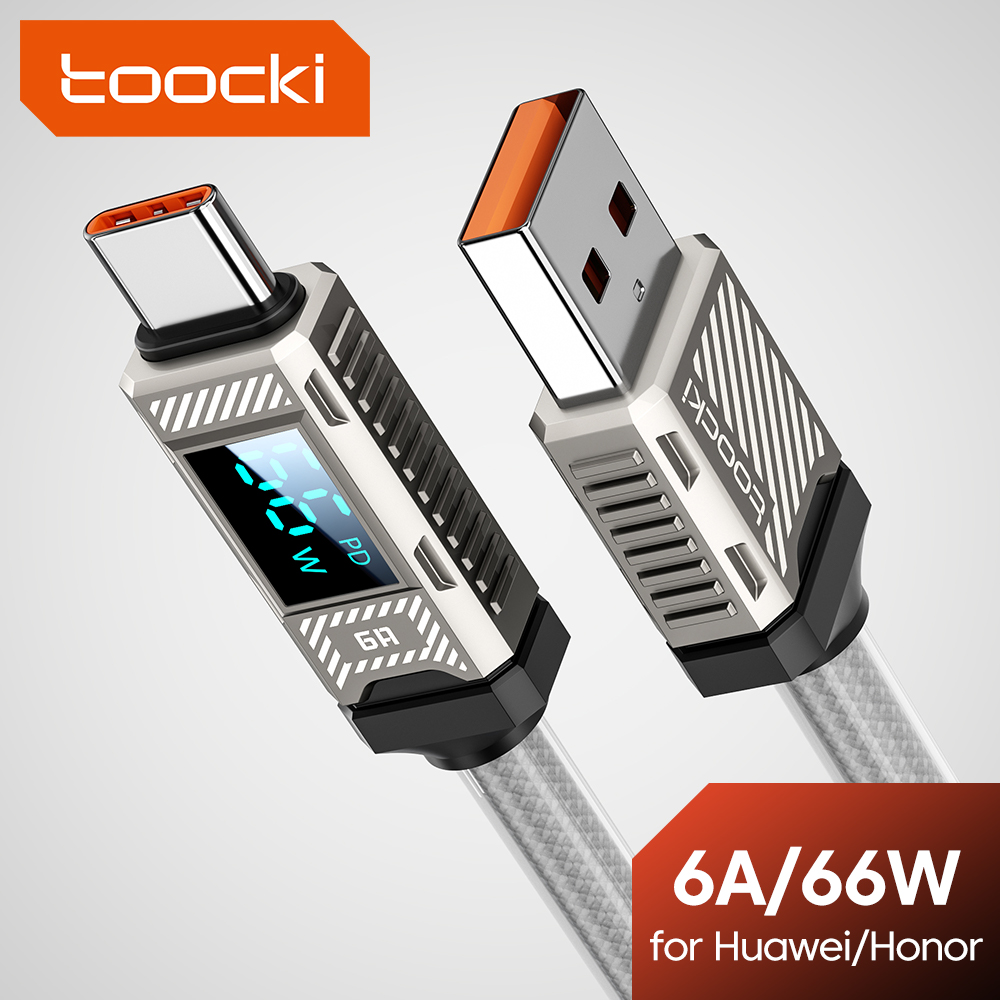 Toocki PD 66W USB C Cable 6A D - Fast Charging Cable 评论和价格