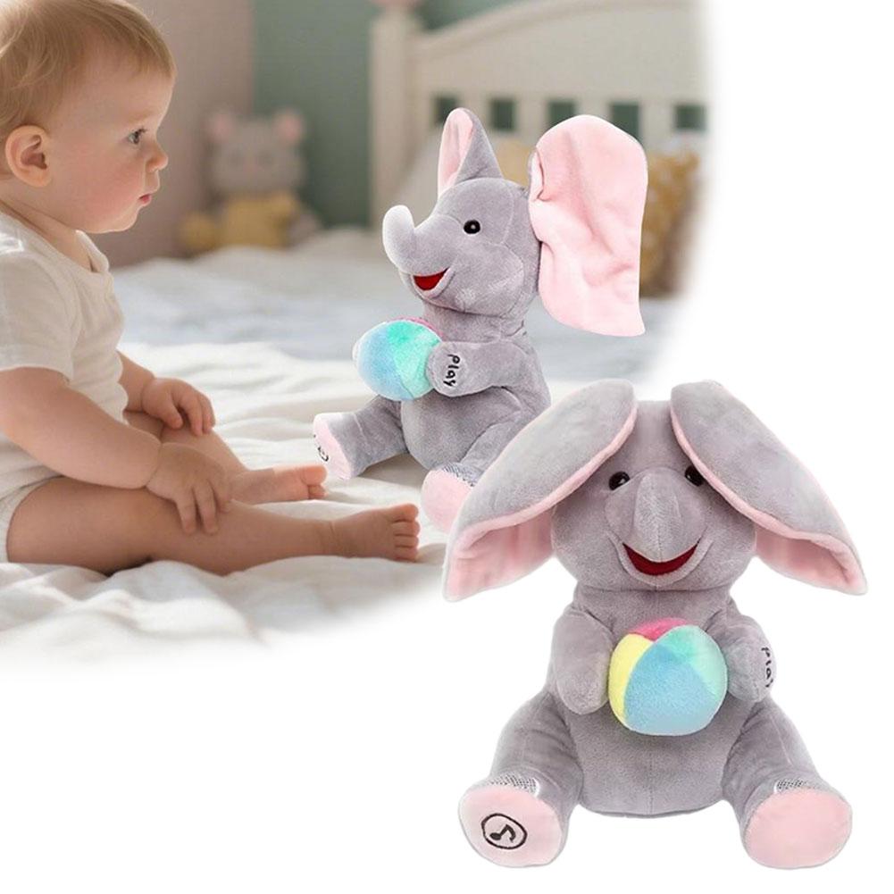 Hide and Seek Elephant Plush T - Phone Accessories Baby 评论和价格