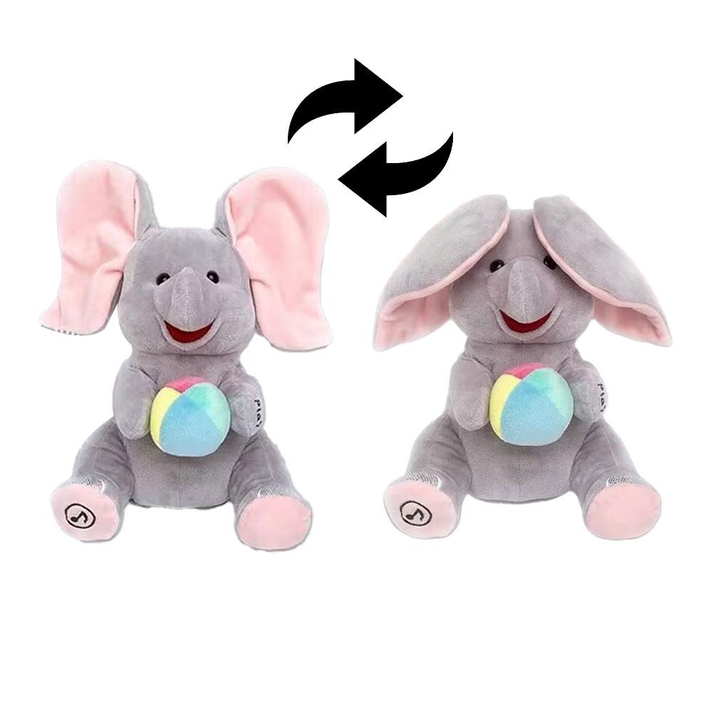 Hide and Seek Elephant Plush T - Phone Accessories Baby 评论和价格