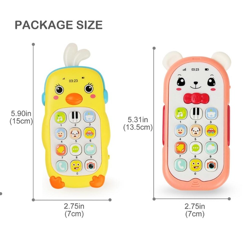 Baby Phone Toy Telephone Music - Phone Accessories Baby 评论和价格