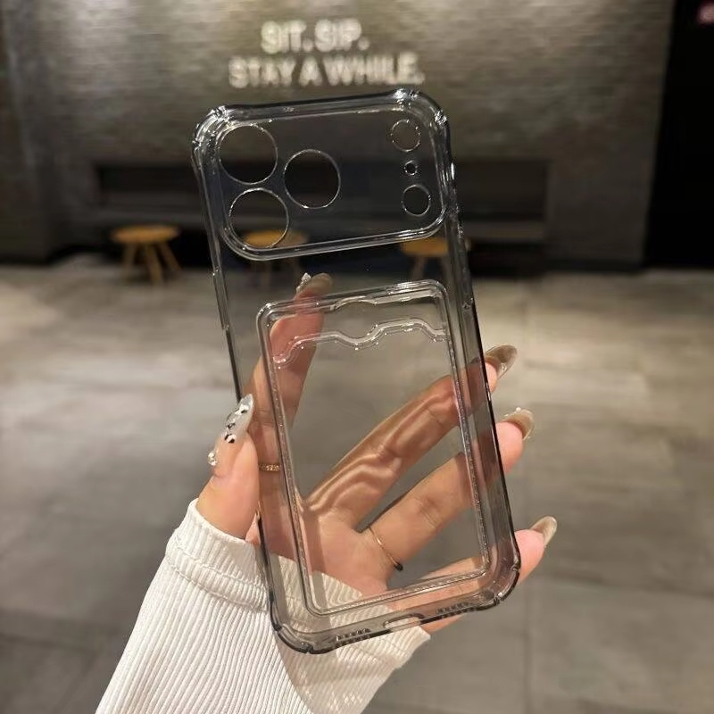 Transparent Card Slot Holder C - Quality Phone Accessories 评论和价格