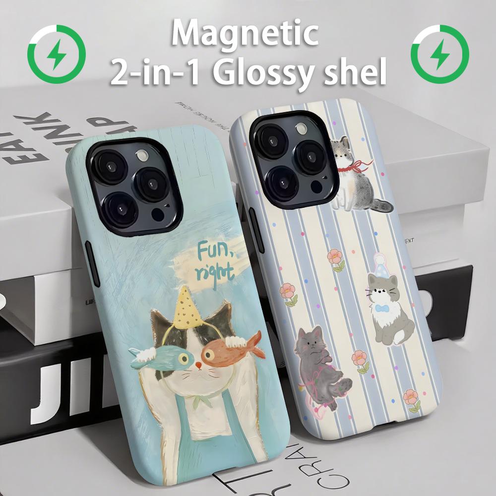Cute cats and dogs  Phone Case - Phone Accessories Iphone 评论和价格