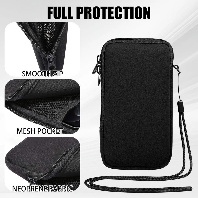 Neoprene Phone Pouch With Lany - Waterproof Phone Bag 评论和价格
