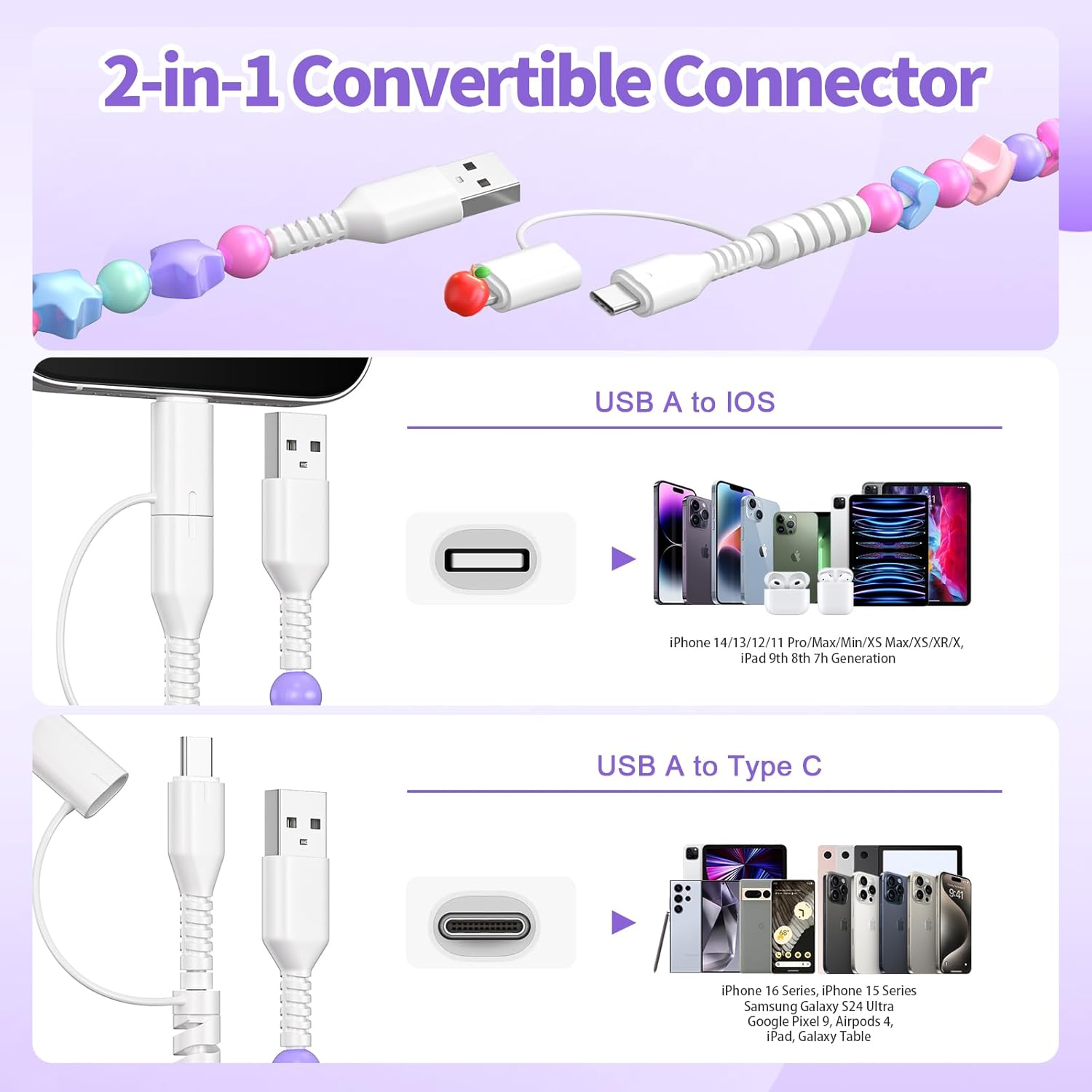 Bead charging cord,Charging Ca - Fast Charging Cable 评论和价格