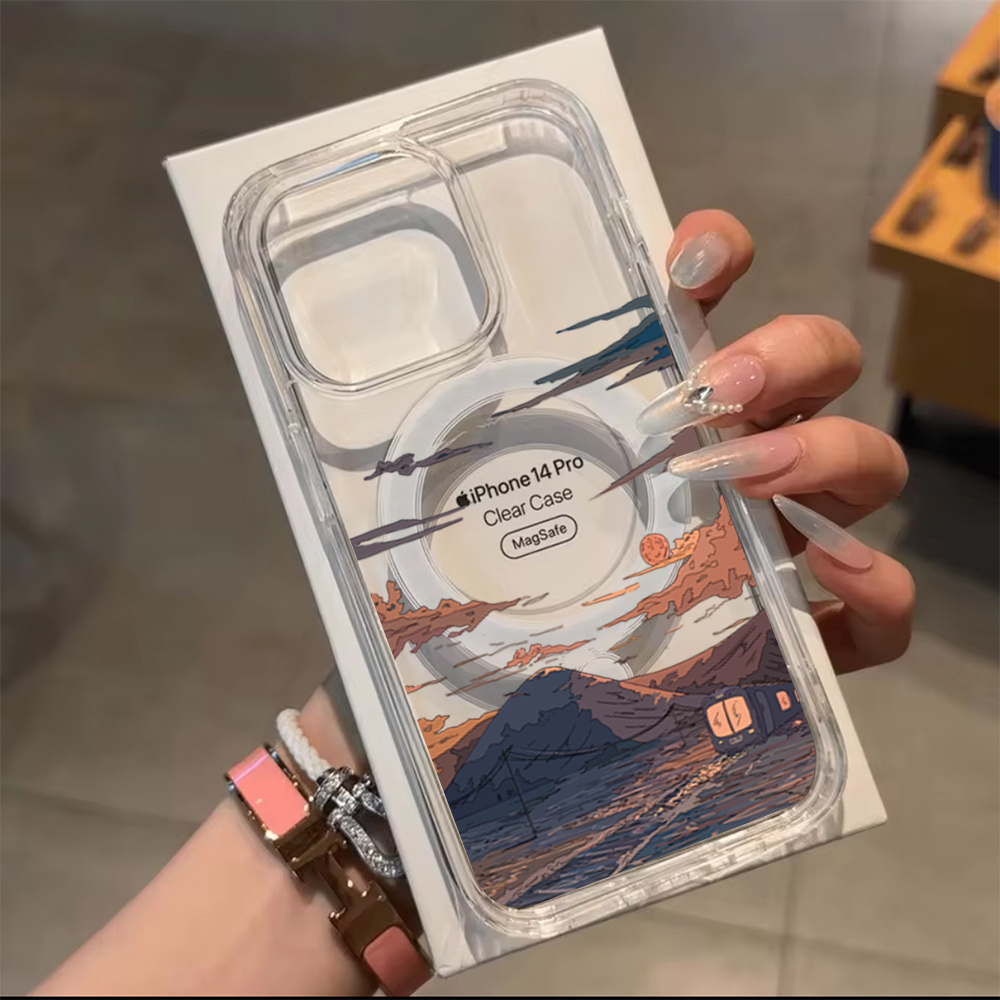 Sunset Pattern Fashion Phone C - Phone Accessories Iphone 评论和价格