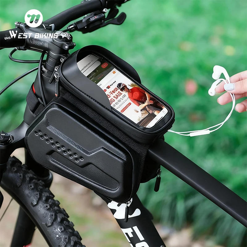 WEST BIKING Bicycle Bag Front  - Youtube Phone Accessories 评论和价格