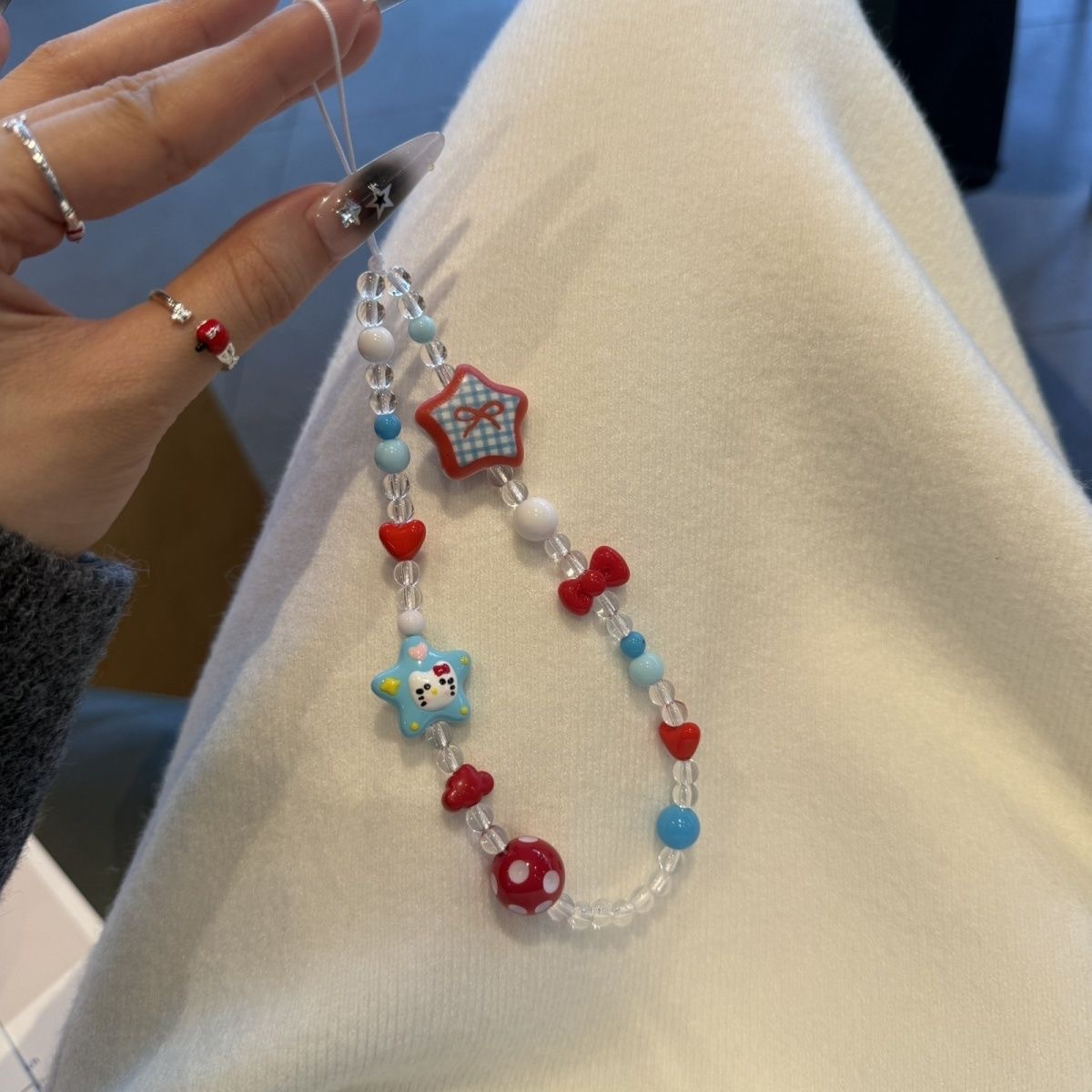 Kawaii INS Sweet Style Hello K - Phone Accessories Usa 评论和价格
