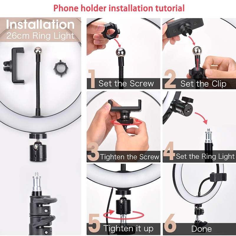 16cm 26cm 33cm LED Ring Lights - Youtube Phone Accessories 评论和价格