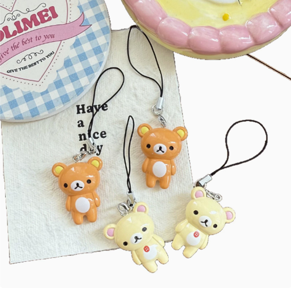 2pcs/set Kawaii Rilakkuma Easy - Phone Accessories Doll 评论和价格