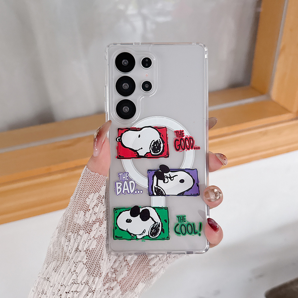 Cute Cartoon Snoopy Charlie Br - Magsafe Wireless Charger 评论和价格